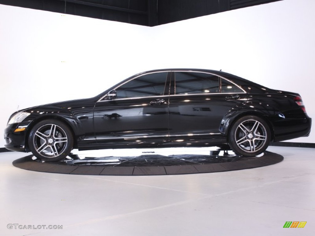 Black 2009 Mercedes-Benz S 550 4Matic Sedan Exterior Photo #57132309