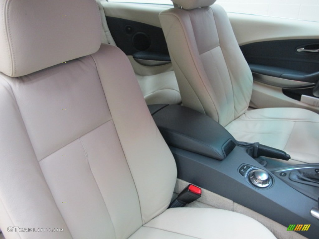 Creme Beige Interior 2004 BMW 6 Series 645i Coupe Photo #57133048