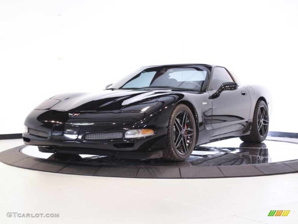 Black 2004 Chevrolet Corvette Z06 Exterior Photo #57134386