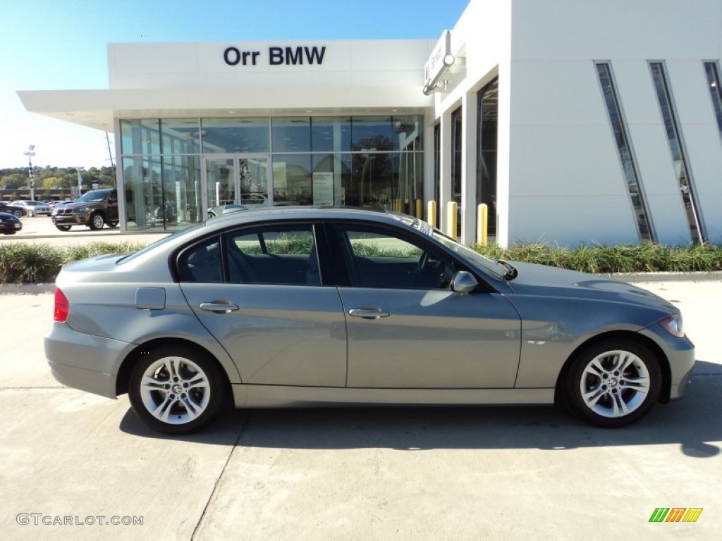 2008 3 Series 328i Sedan - Arctic Metallic / Gray photo #6