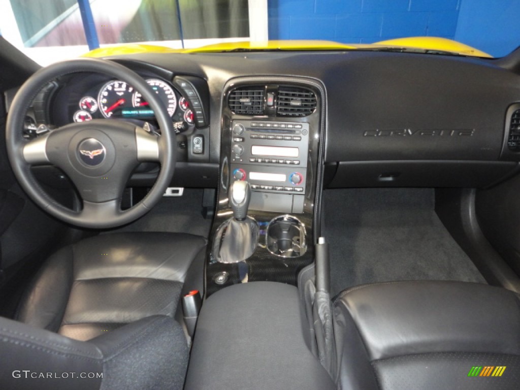 2008 Chevrolet Corvette Convertible Ebony Dashboard Photo #57134857