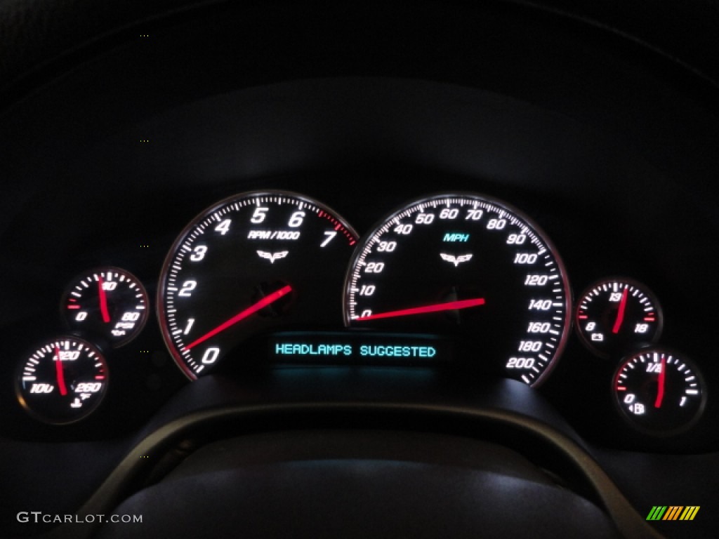 2008 Chevrolet Corvette Convertible Gauges Photo #57134875