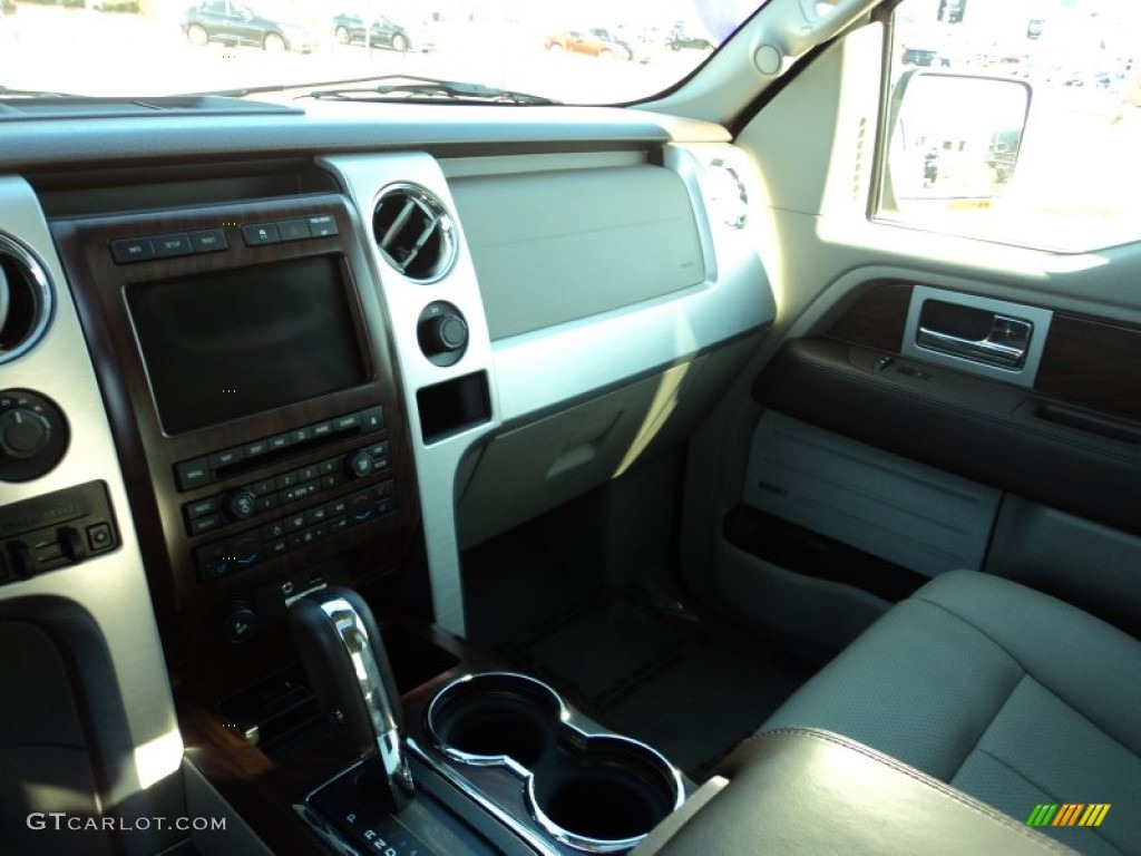 2010 F150 Platinum SuperCrew 4x4 - Ingot Silver Metallic / Medium Stone Leather/Sienna Brown photo #12