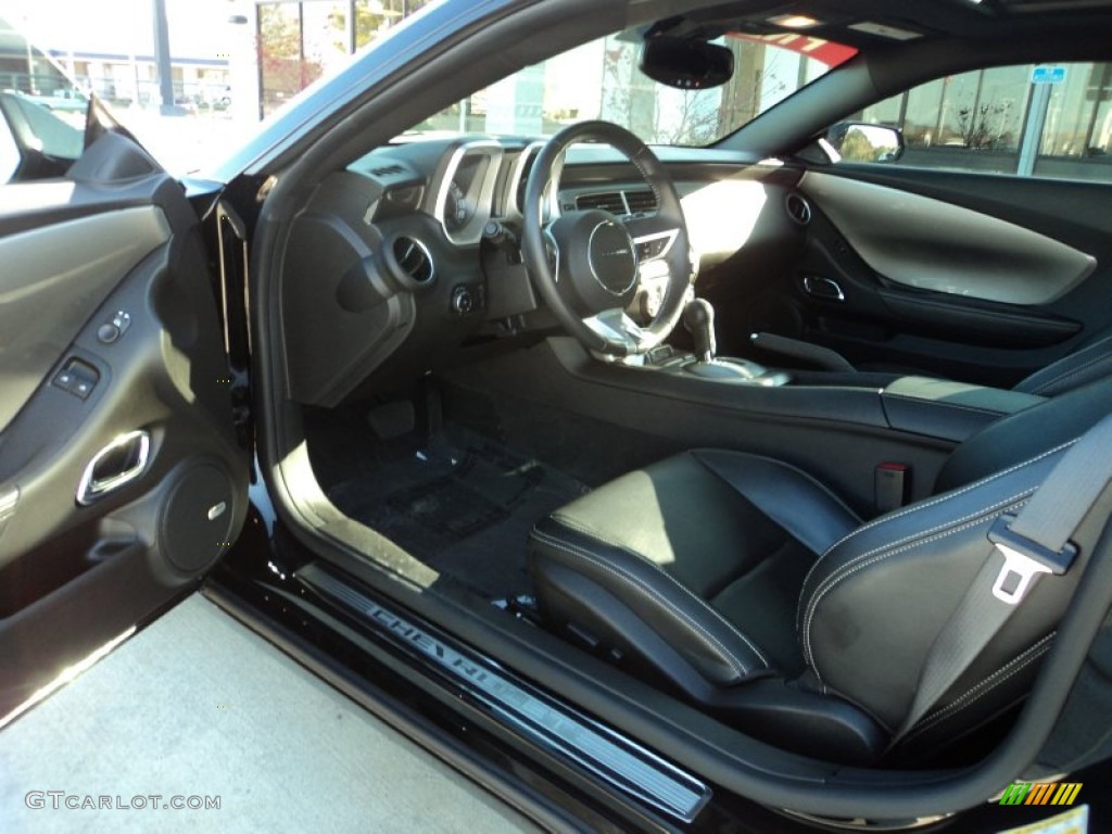 Black Interior 2010 Chevrolet Camaro SS Coupe Photo #57135895
