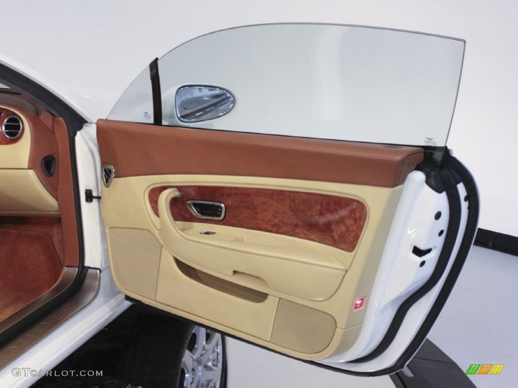 2007 Bentley Continental GT Mulliner Saffron Door Panel Photo #57136672