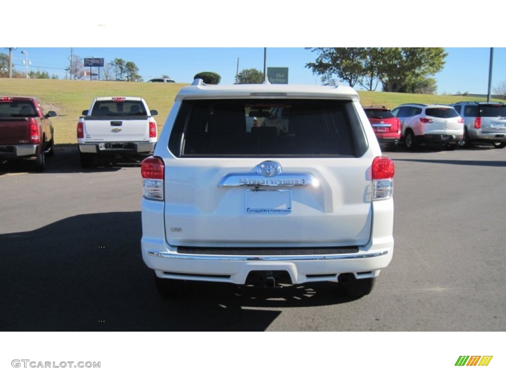 2012 4Runner Limited 4x4 - Blizzard White Pearl / Graphite photo #4