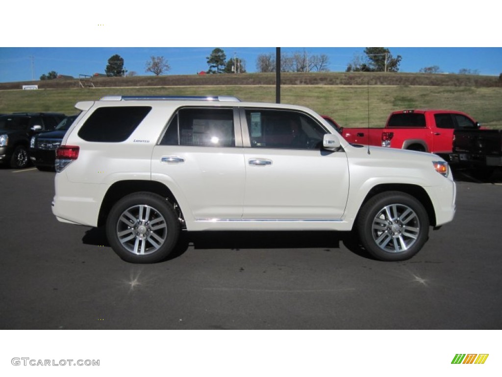 2012 4Runner Limited 4x4 - Blizzard White Pearl / Graphite photo #6