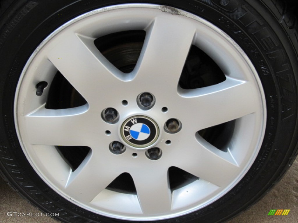 2001 3 Series 325xi Sedan - Titanium Silver Metallic / Black photo #15