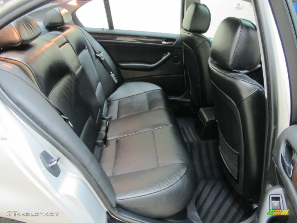 2001 3 Series 325xi Sedan - Titanium Silver Metallic / Black photo #22