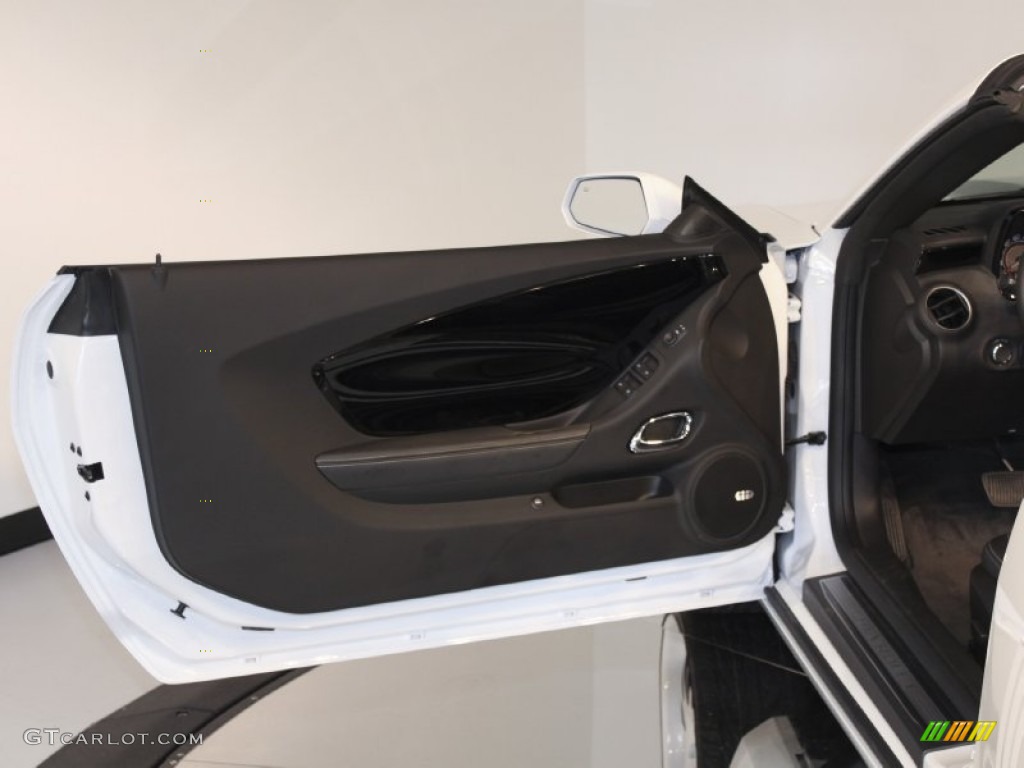 2011 Chevrolet Camaro SS/RS Convertible Black Door Panel Photo #57141370