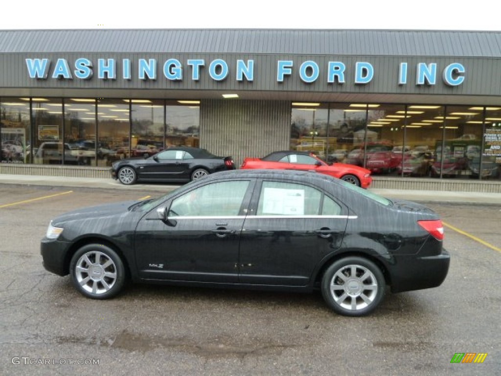 2008 MKZ AWD Sedan - Black / Sand photo #1