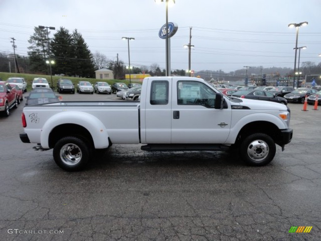 Oxford White 2012 Ford F350 Super Duty XL SuperCab 4x4 Dually Exterior Photo #57143248
