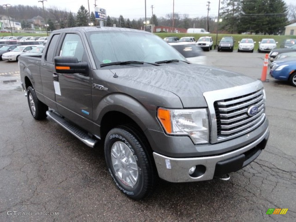 Sterling Gray Metallic 2012 Ford F150 XLT SuperCab 4x4 Exterior Photo #57143434