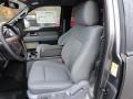 Steel Gray 2012 Ford F150 XLT SuperCab 4x4 Interior Color