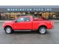 Race Red 2012 Ford F150 Lariat SuperCab 4x4