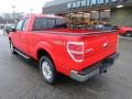 2012 Race Red Ford F150 Lariat SuperCab 4x4  photo #2