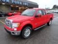 Race Red - F150 Lariat SuperCab 4x4 Photo No. 8