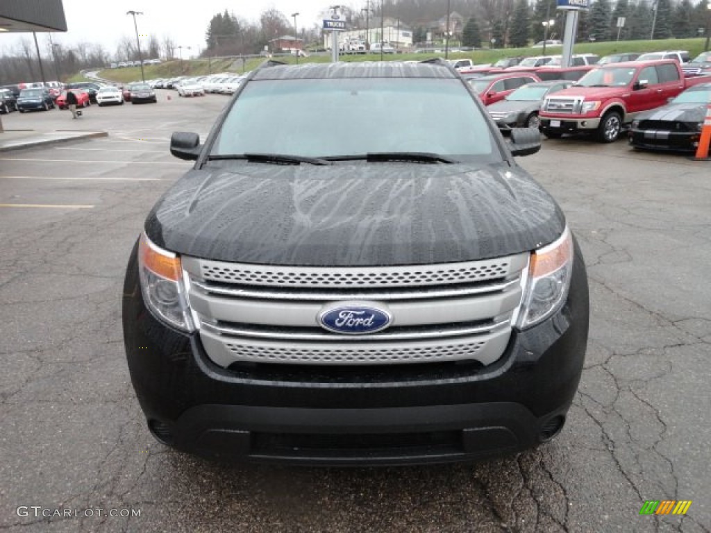 2012 Explorer 4WD - Black / Medium Light Stone photo #7