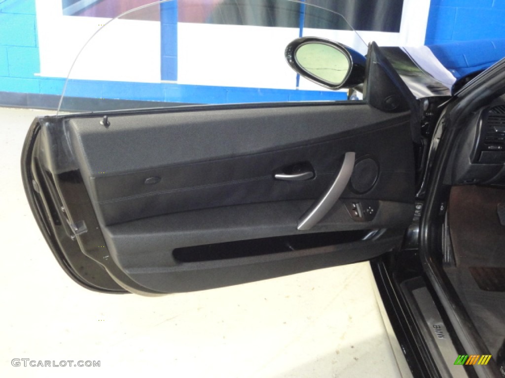 2006 BMW Z4 3.0i Roadster Black Door Panel Photo #57144790