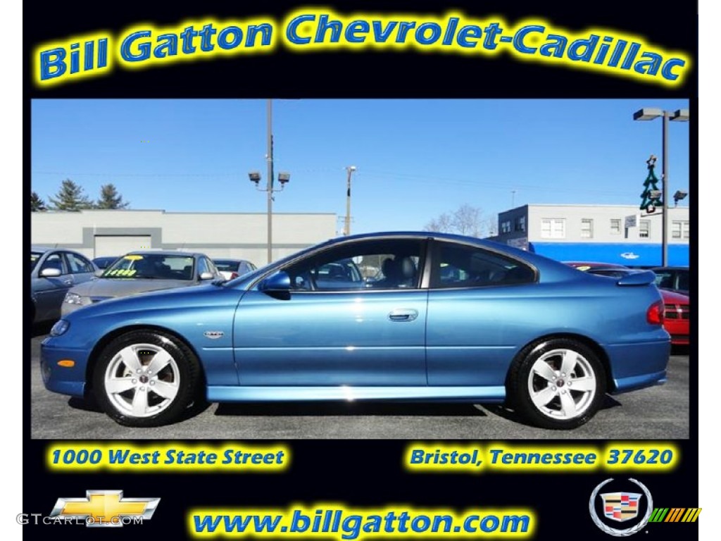 2004 GTO Coupe - Barbados Blue Metallic / Black photo #1