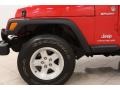 2006 Flame Red Jeep Wrangler Sport 4x4  photo #15