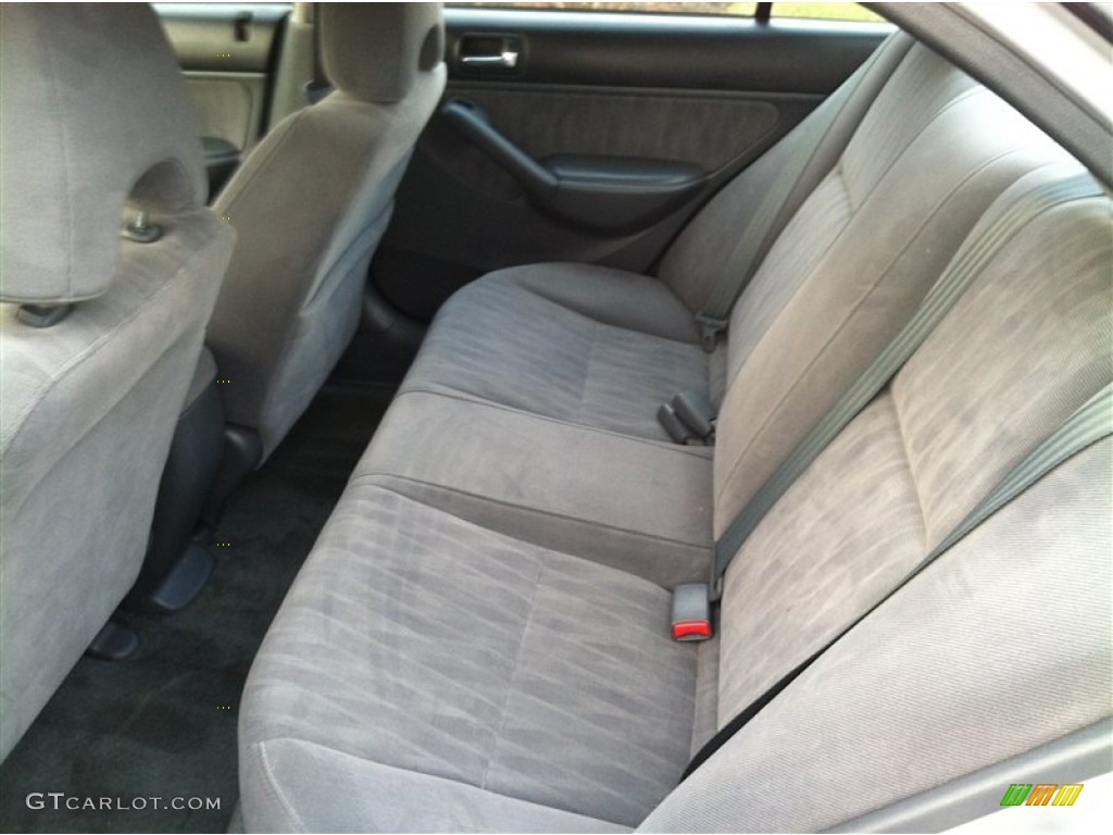 Gray Interior 2003 Honda Civic LX Sedan Photo #57147715