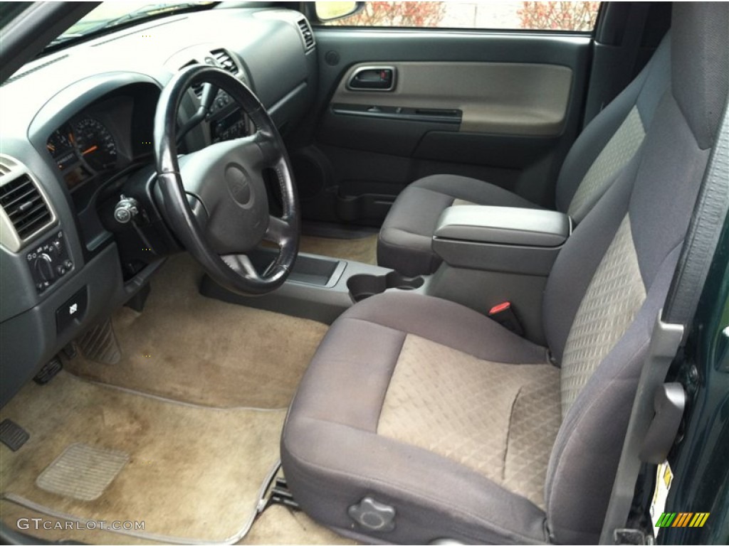 Pewter Interior 2004 GMC Canyon SLE Extended Cab 4x4 Photo #57147832