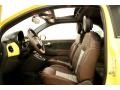 2012 Giallo (Yellow) Fiat 500 Sport  photo #12