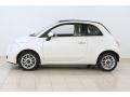Bianco Perla (Pearl White) 2012 Fiat 500 c cabrio Pop Exterior