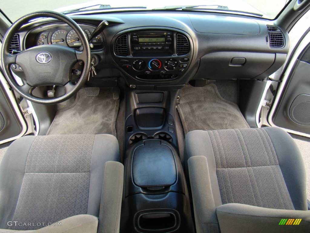 2004 Toyota Tundra SR5 Double Cab Light Charcoal Dashboard Photo #57148315