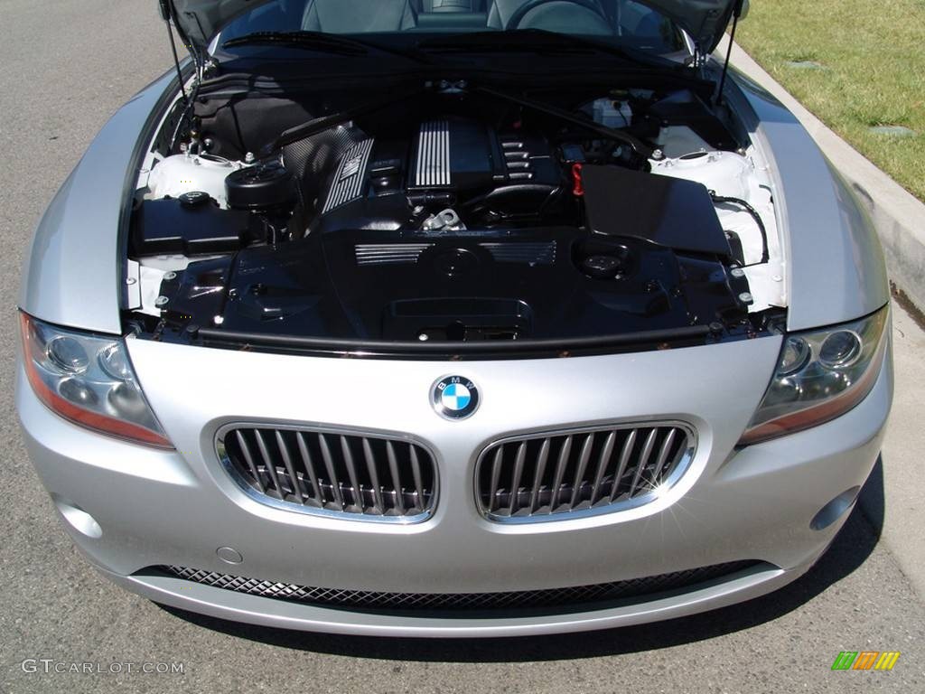 2003 Z4 2.5i Roadster - Titanium Silver Metallic / Black photo #7