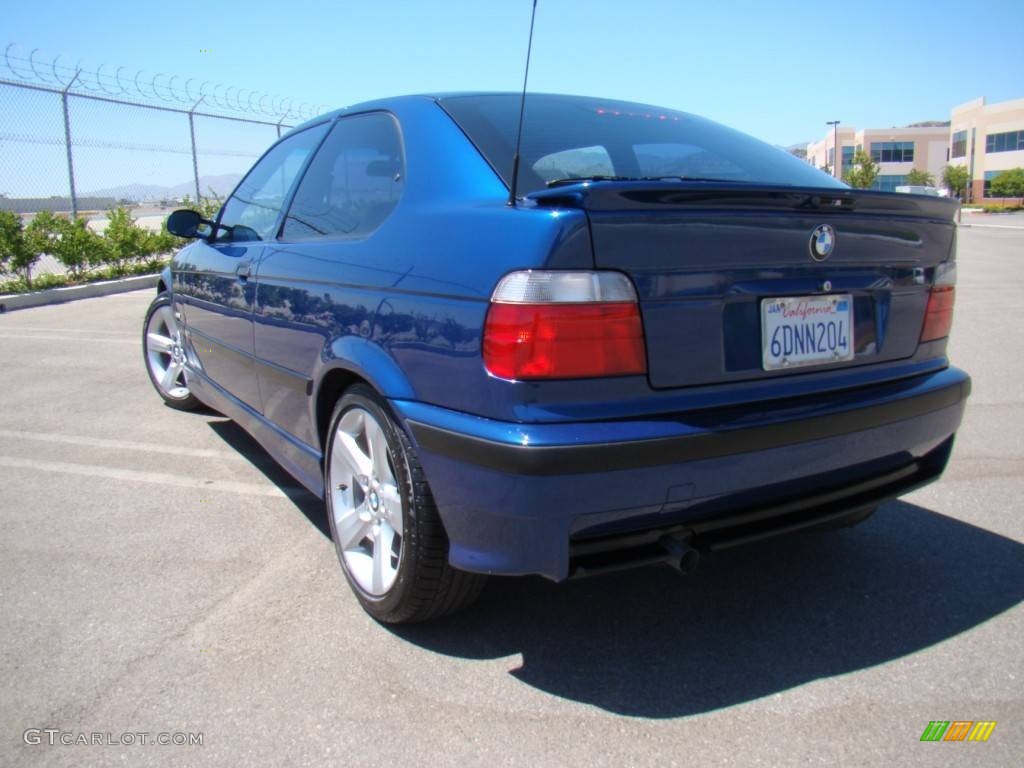 1998 3 Series 318ti Coupe - Avus Blue Pearl / Gray photo #4
