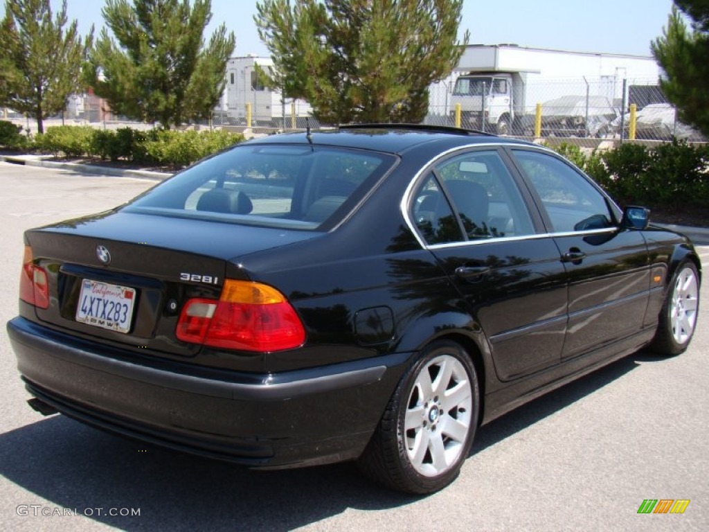 1999 3 Series 328i Sedan - Jet Black / Black photo #4