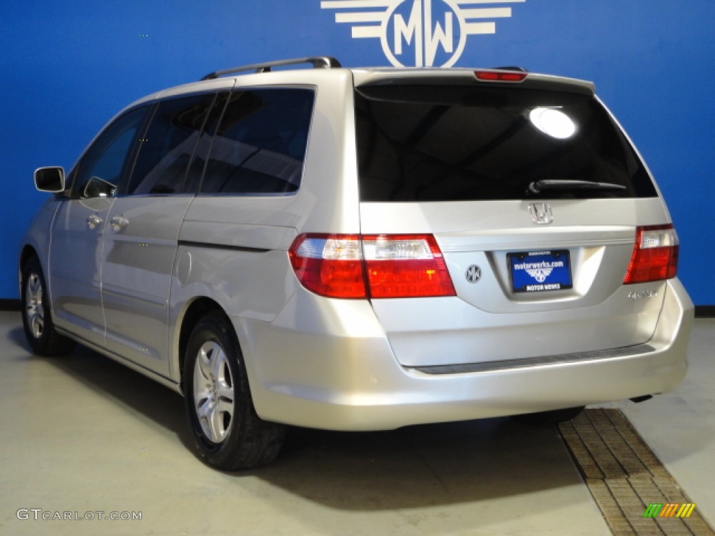 2005 Odyssey EX-L - Silver Pearl Metallic / Gray photo #8