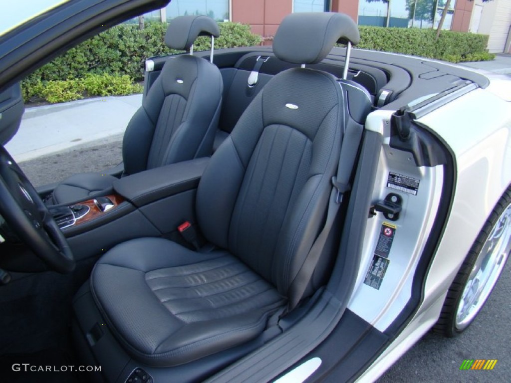 Charcoal Interior 2003 Mercedes-Benz SL 55 AMG Roadster Photo #57151405