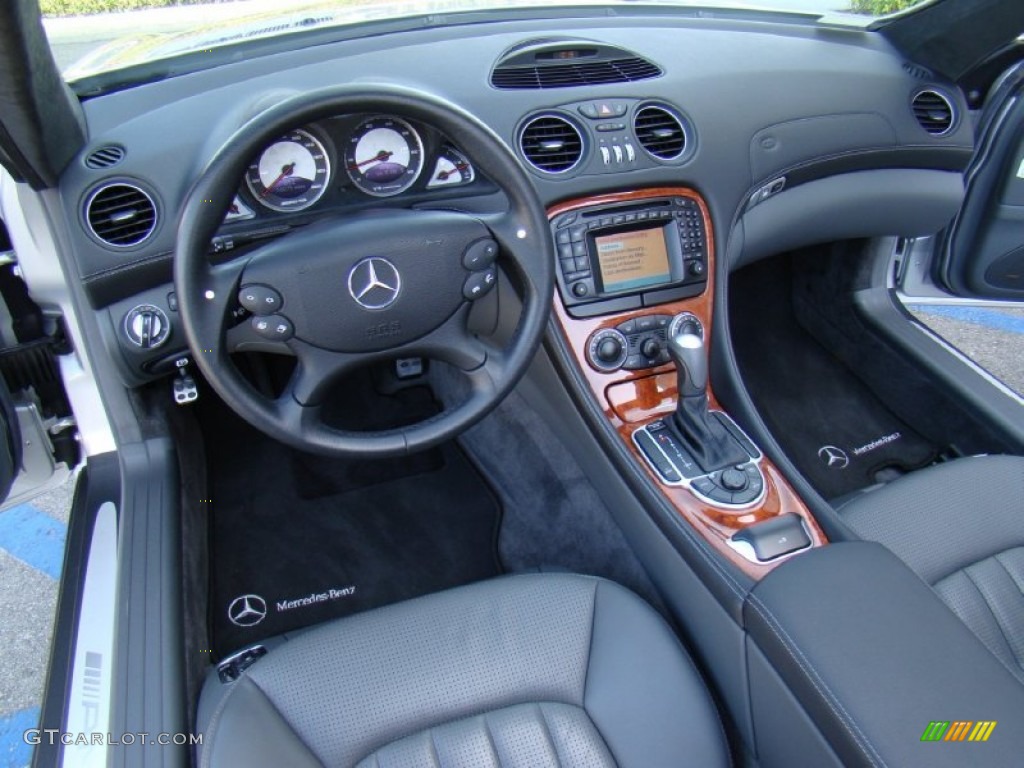 2003 Mercedes-Benz SL 55 AMG Roadster Charcoal Dashboard Photo #57151432