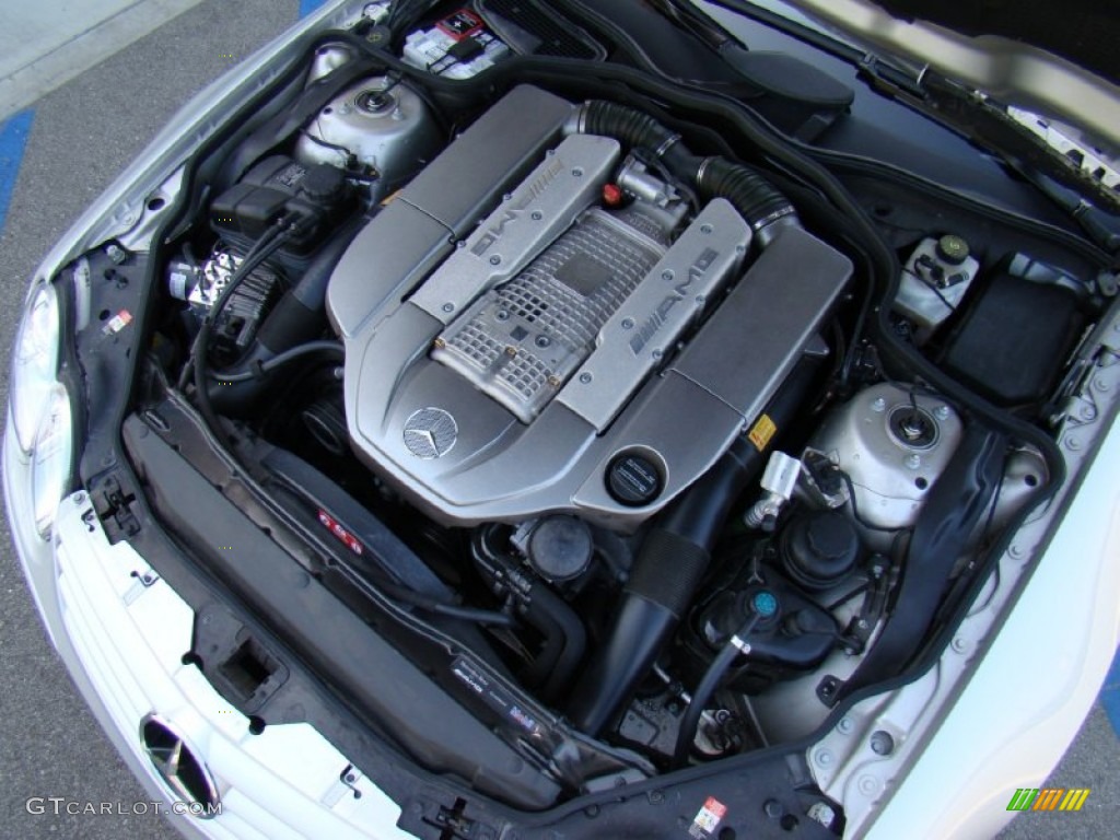 The AMG Supercharged 5.4 Liter V8 2003 Mercedes-Benz SL 55 AMG Roadster Parts