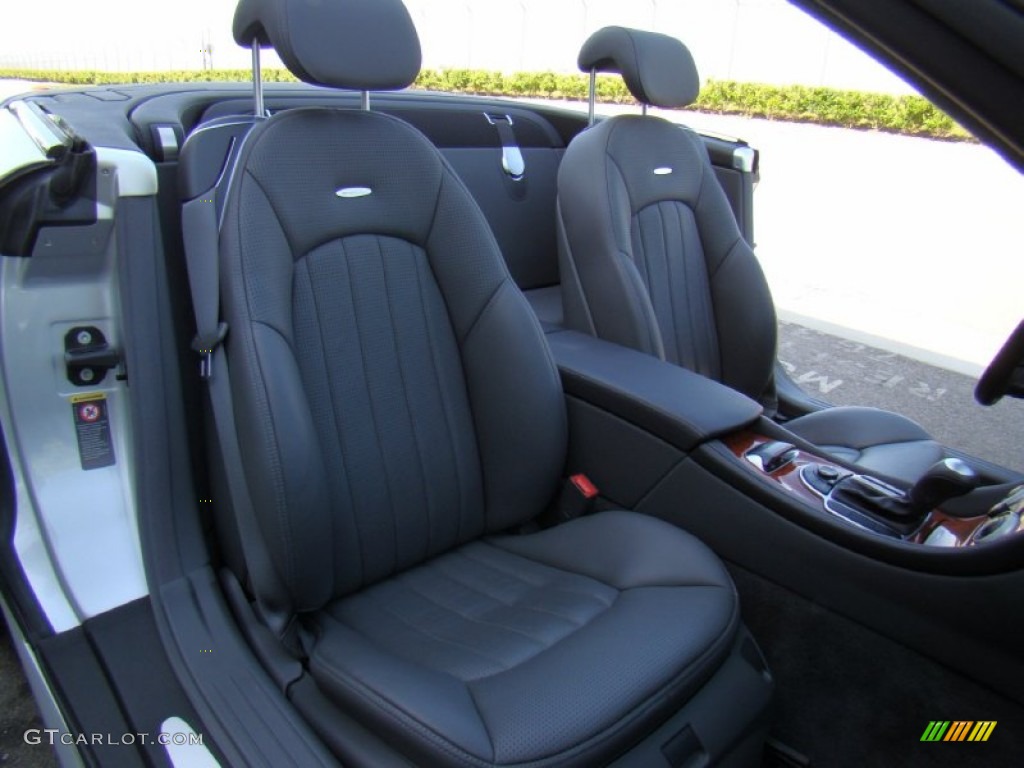 Charcoal Interior 2003 Mercedes-Benz SL 55 AMG Roadster Photo #57151609