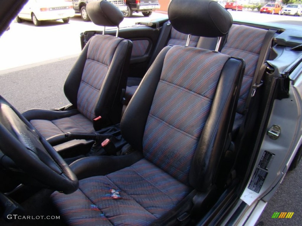 Black Interior 1991 BMW 3 Series 325i M Technic Convertible Photo #57151957