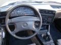 1991 BMW 3 Series Black Interior Steering Wheel Photo