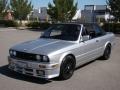1991 Sterling Silver Metallic BMW 3 Series 325i M Technic Convertible  photo #59