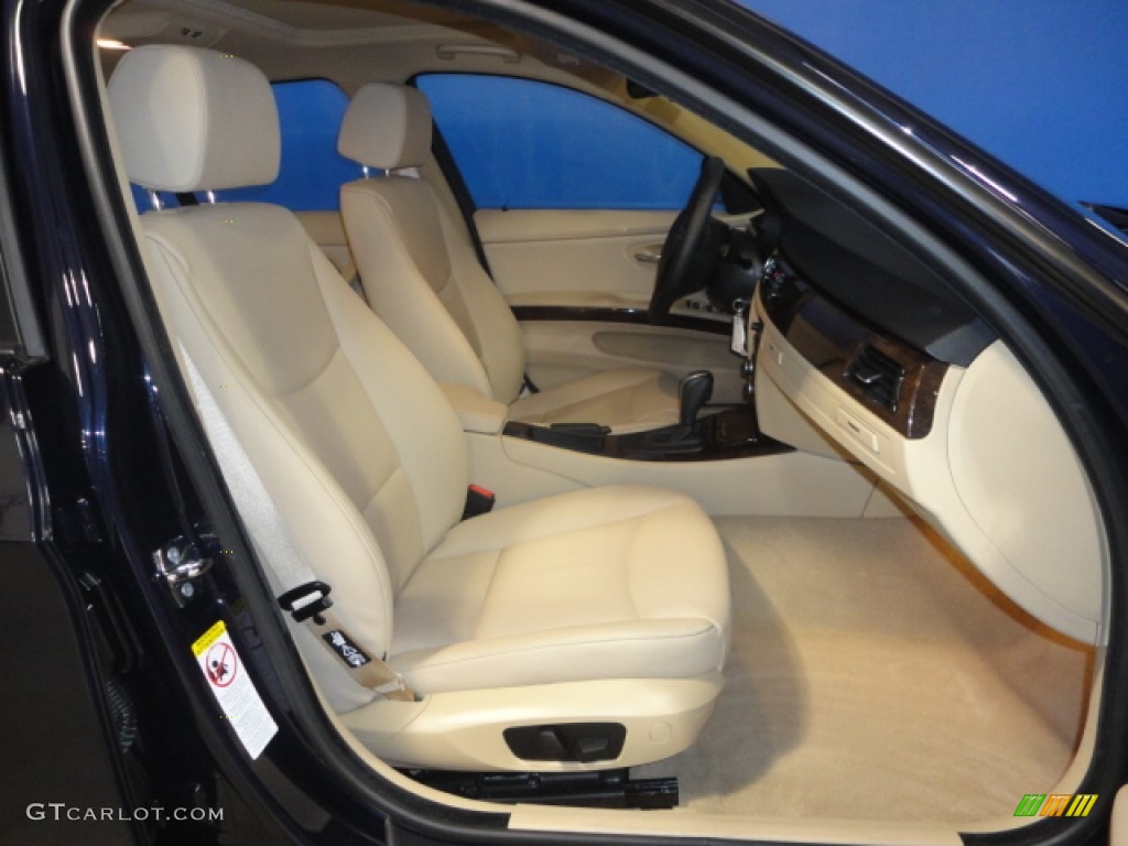 2009 3 Series 328xi Sedan - Monaco Blue Metallic / Cream Beige Dakota Leather photo #22