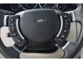 2009 Land Rover Range Rover Ivory/Jet Black Interior Steering Wheel Photo