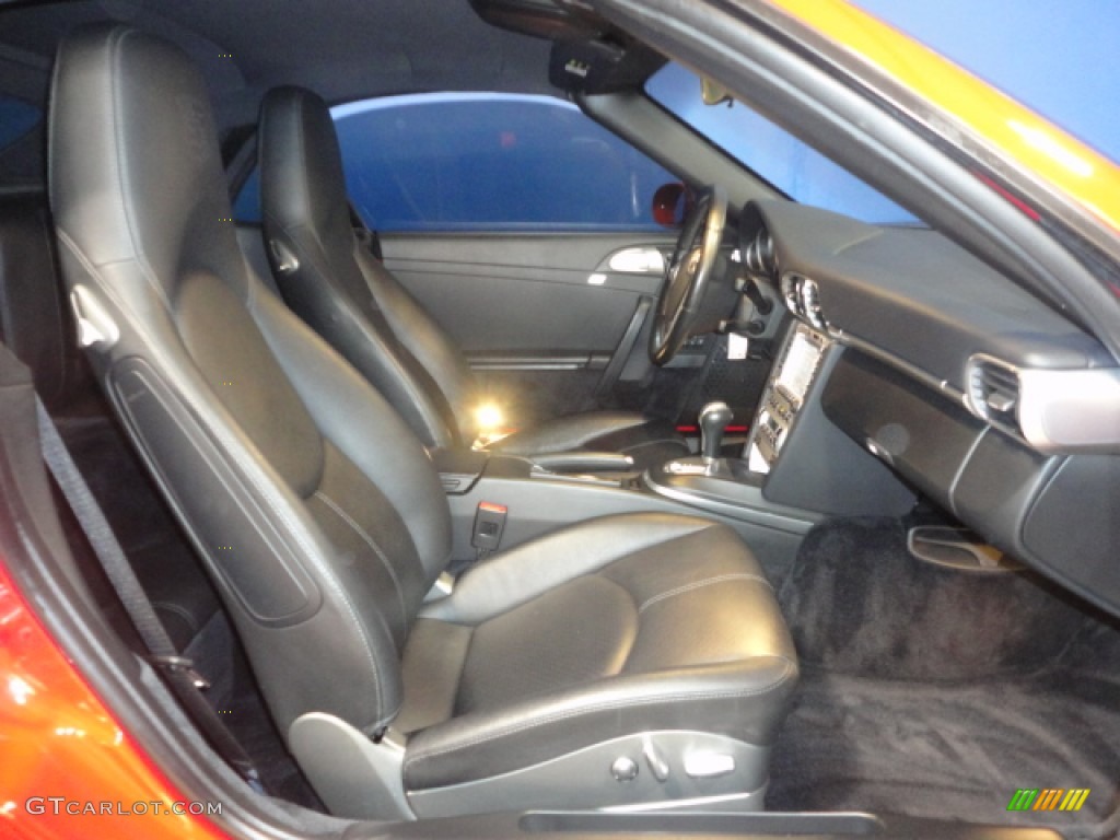Black Interior 2007 Porsche 911 Carrera S Cabriolet Photo #57157054