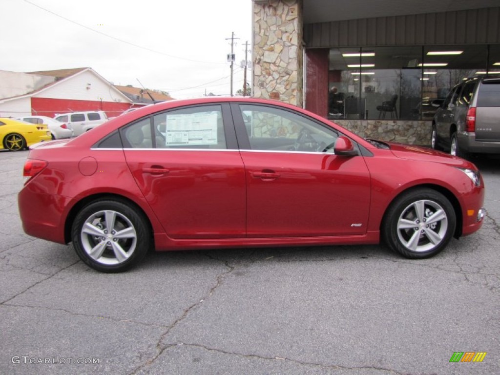 2012 Cruze LT/RS - Crystal Red Metallic / Cocoa/Light Neutral photo #8