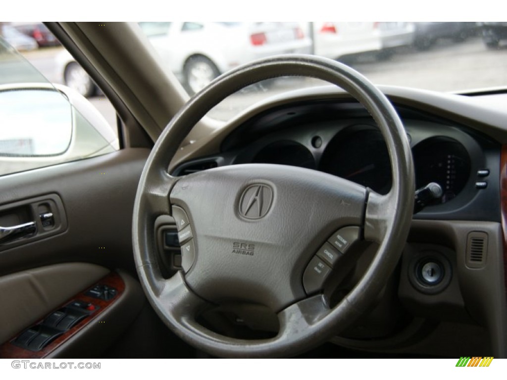 2000 Acura RL 3.5 Sedan Parchment Steering Wheel Photo #57159684