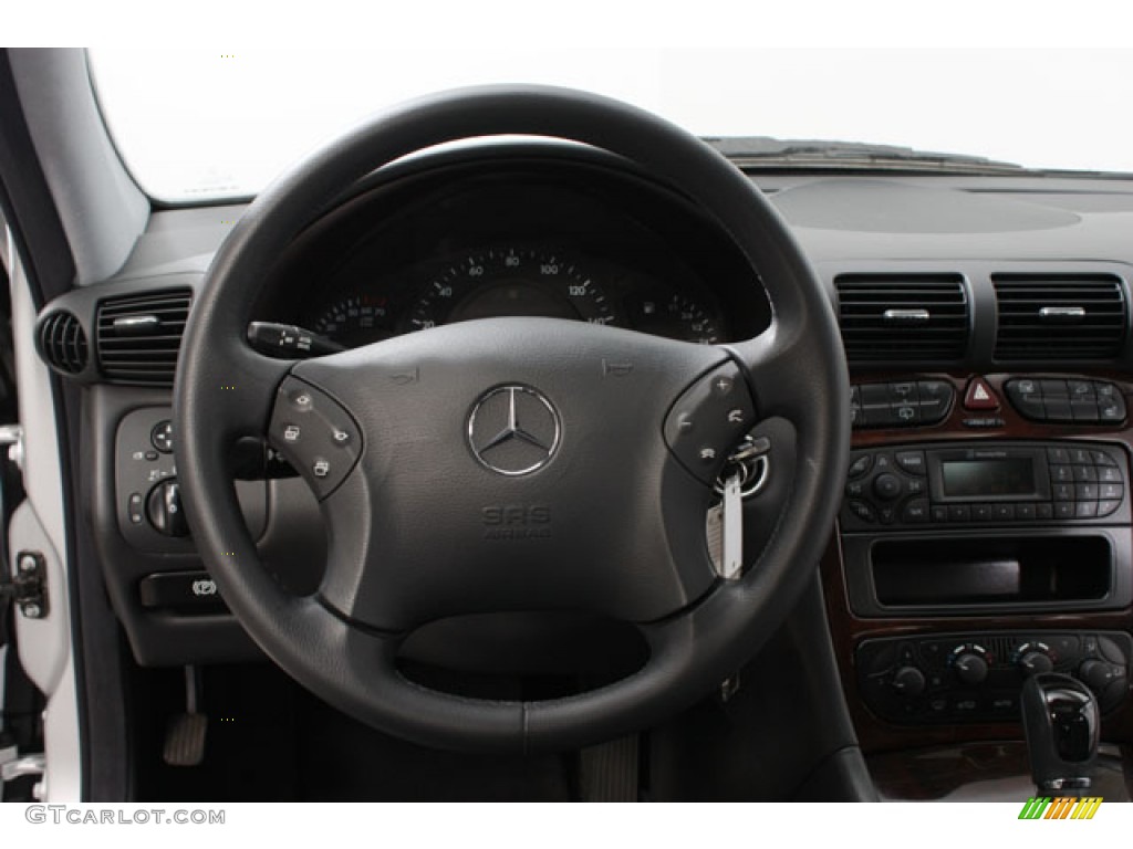 2003 C 240 4Matic Wagon - Brilliant Silver Metallic / Charcoal photo #7