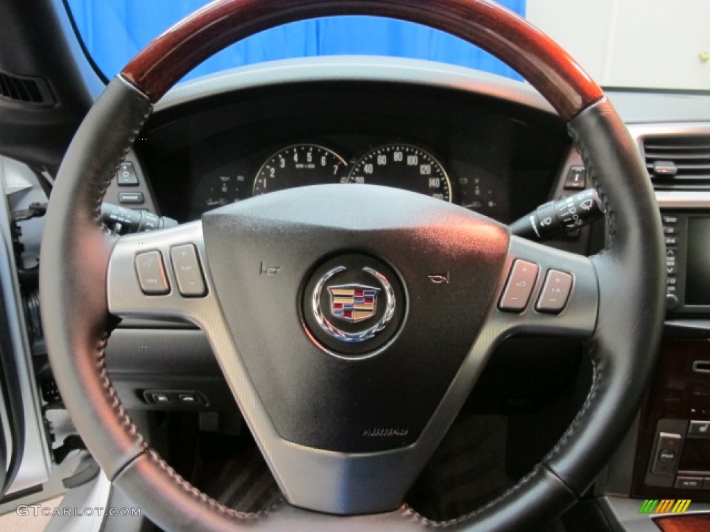 2007 Cadillac XLR Roadster Ebony Steering Wheel Photo #57161021