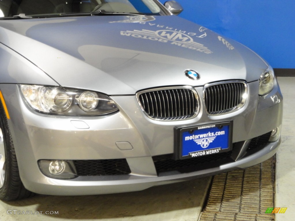 2009 3 Series 328xi Coupe - Space Grey Metallic / Black photo #2
