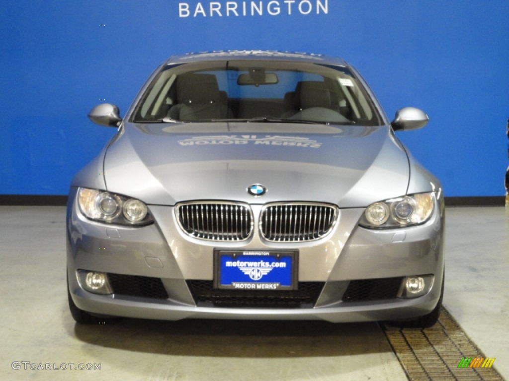 2009 3 Series 328xi Coupe - Space Grey Metallic / Black photo #3